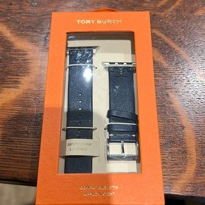 Tory Burch navy Apple Watch Band